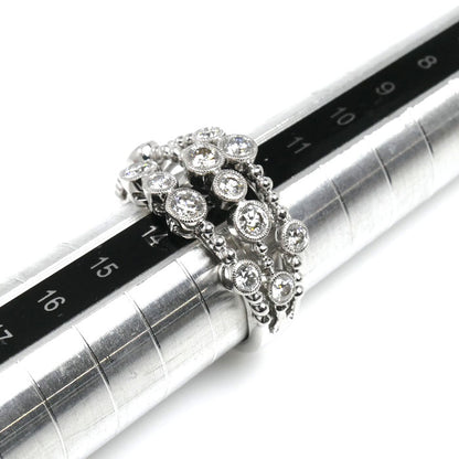 K18WG ホワイトゴールド リング・指輪 ダイヤモンド1.00ct 13号 6.3g レディース【中古】【美品】