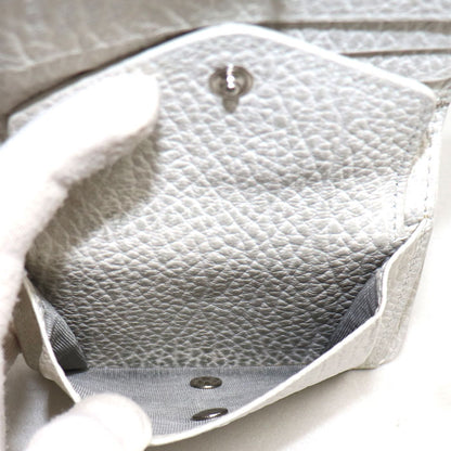 Maison Margiela 4ステッチ コンパクトウォレット 二つ折り財布 ホワイト S56UI140-P4455 H9677 レディース【中古】