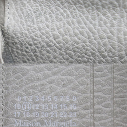 Maison Margiela 4ステッチ コンパクトウォレット 二つ折り財布 ホワイト S56UI140-P4455 H9677 レディース【中古】