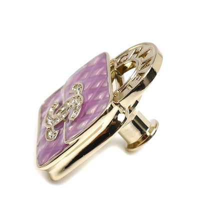 CHANEL シャネル メタル ストラス ピンブローチ ブローチ ABD441 レディース【中古】【美品】