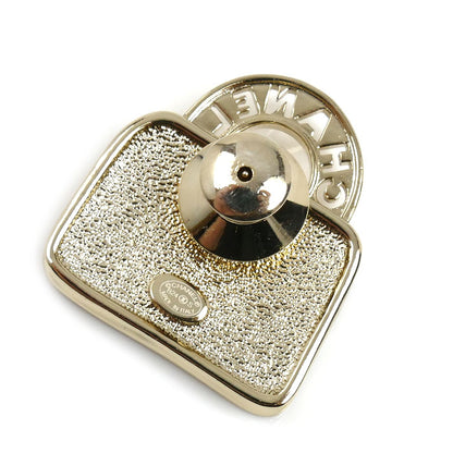 CHANEL シャネル メタル ストラス ピンブローチ ブローチ ABD441 レディース【中古】【美品】