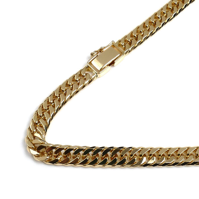 K18YG イエローゴールド ネックレス 喜平6面Wカット 50.3g 50cm メンズ【中古】