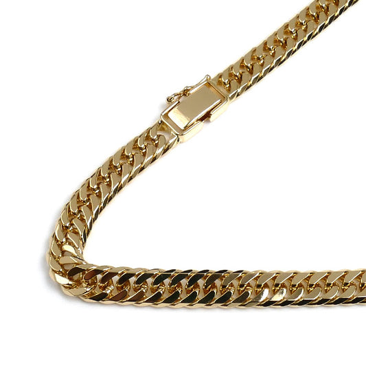 K18YG イエローゴールド ネックレス 喜平6面Wカット 50.3g 50cm メンズ【中古】