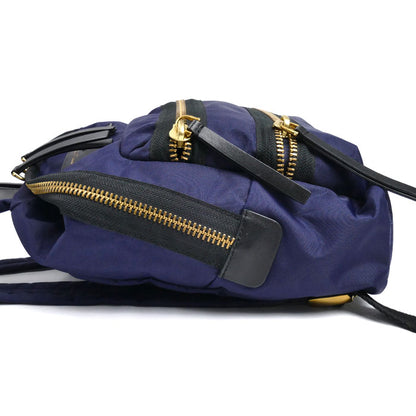MARC JACOBS マークジェイコブス ナイロン バイカー ミニ バックパック リュック・デイパック ネイビー M0012702 レディース【中古】