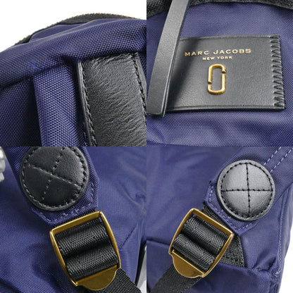 MARC JACOBS マークジェイコブス ナイロン バイカー ミニ バックパック リュック・デイパック ネイビー M0012702 レディース【中古】