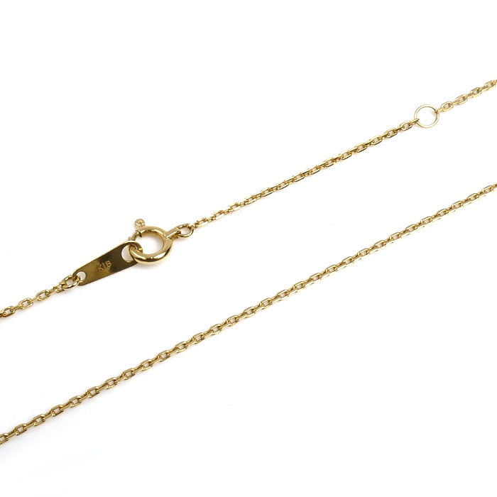 K18YG イエローゴールド ネックレス 小豆 1.8g 40cm レディース【中古】