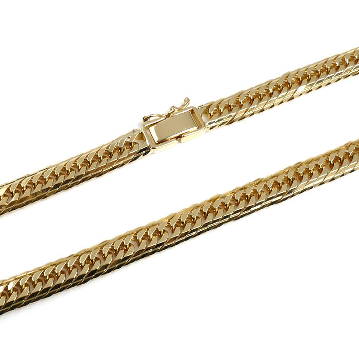 K18YG イエローゴールド ネックレス 喜平14面トリプルカット 40.6g 50cm メンズ【中古】