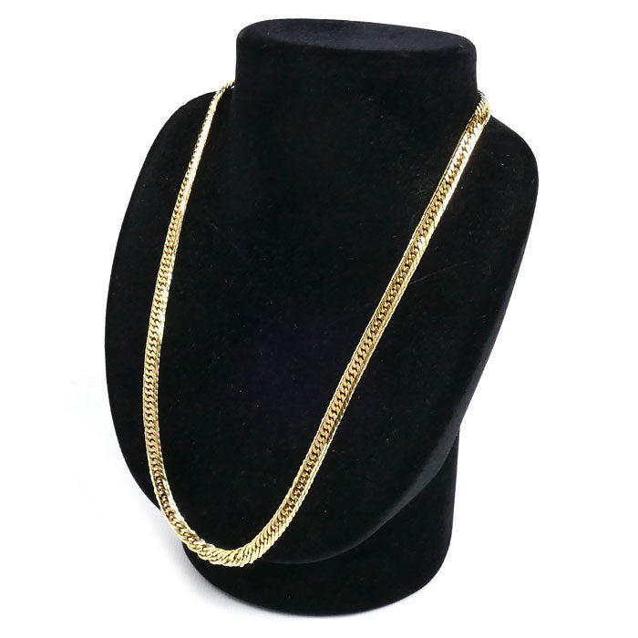 K18YG イエローゴールド ネックレス 喜平14面トリプルカット 40.6g 50cm メンズ【中古】