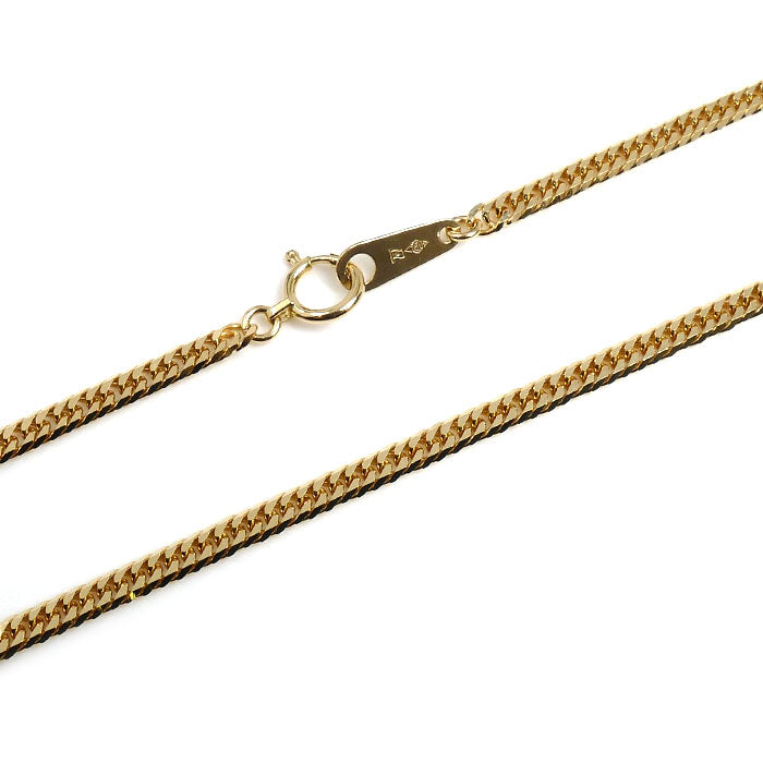 K18YG イエローゴールド ネックレス 喜平6面Wカット 10.1g 50cm ユニセックス【中古】