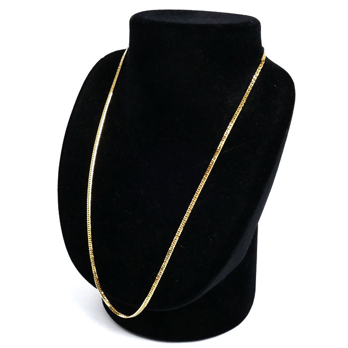 K18YG イエローゴールド ネックレス 喜平6面Wカット 10.1g 50cm ユニセックス【中古】