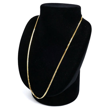 K18YG イエローゴールド ネックレス 喜平6面Wカット 10.1g 50cm ユニセックス【中古】