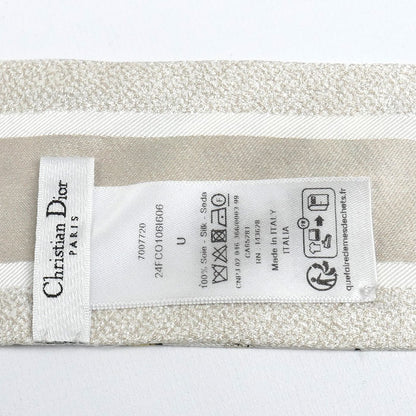 Dior ディオール ミッツァ フローラ スカーフ ホワイト マルチカラー 24FCO1061606 レディース【中古】