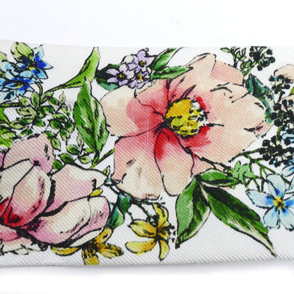 Dior ディオール ミッツァ フローラ スカーフ ホワイト マルチカラー 24FCO1061606 レディース【中古】