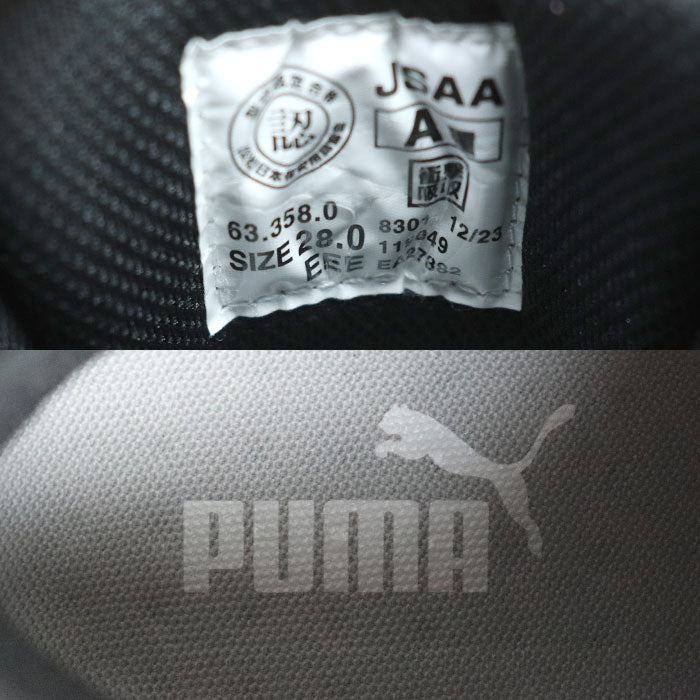 PUMA プーマ ライダー2.0 安全靴 レッド ブラック 63.358.0 
28cm DISC MID ミドルカット ダイヤル式 JSAA規格 安全靴 メンズ【未使用】【買取品】