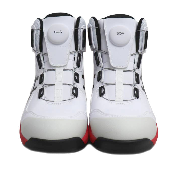 asics アシックス WINJOB CP304 BOA 安全靴 ホワイト レッド 1271A030-100 
27cm ハイカット JSAA規格 安全靴 メンズ【未使用】【買取品】