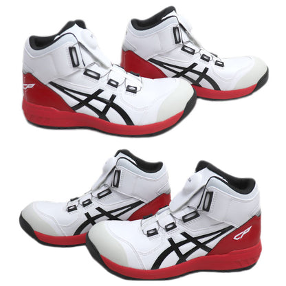 asics アシックス WINJOB CP304 BOA 安全靴 ホワイト レッド 1271A030-100 
27cm ハイカット JSAA規格 安全靴 メンズ【未使用】【買取品】
