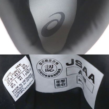 asics アシックス WINJOB CP304 BOA 安全靴 ホワイト レッド 1271A030-100 
27cm ハイカット JSAA規格 安全靴 メンズ【未使用】【買取品】