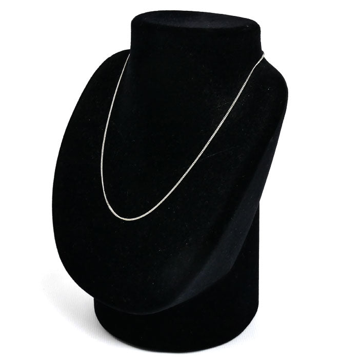 UNOAERRE ウノアエレ K18WG ホワイトゴールド ネックレス 喜平2面カット 2.3g 38cm レディース【中古】