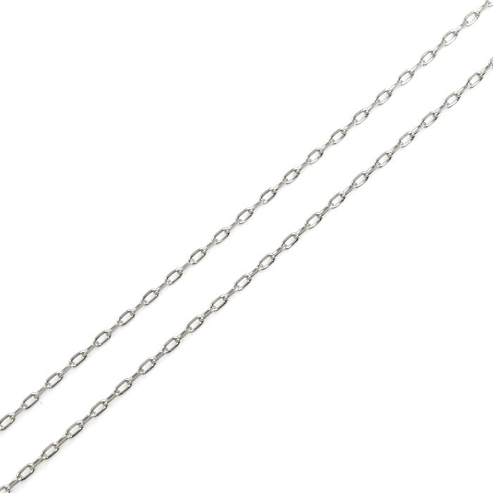 Pt950/850 ネックレス ダイヤモンド0.30ct 1.6g 40cm フラワー レディース【中古】