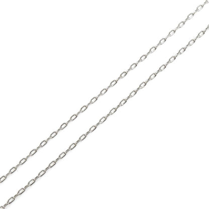 Pt950/850 ネックレス ダイヤモンド0.30ct 1.6g 40cm フラワー レディース【中古】