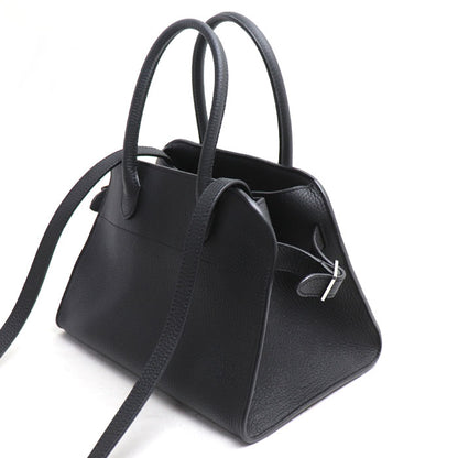 THE ROW Soft Margaux 10 2Wayショルダーバッグ ブラック W1190L133BLPL レディース【中古】【美品】