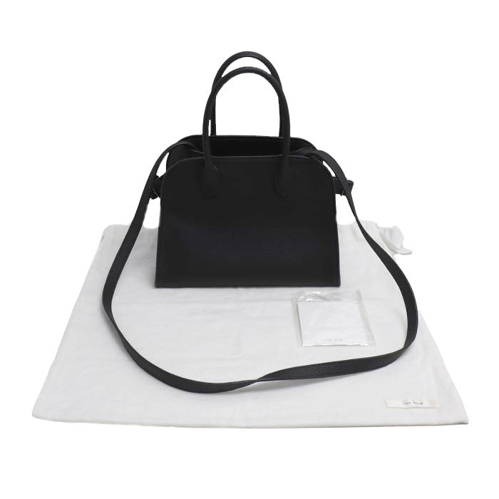 THE ROW Soft Margaux 10 2Wayショルダーバッグ ブラック W1190L133BLPL レディース【中古】【美品】