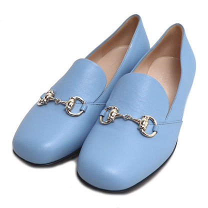 GUCCI グッチ ホースビット パンプス ライトブルー 466702 
36 1/2 レディース【中古】【美品】