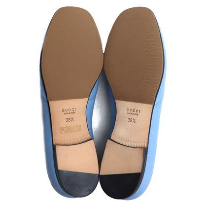 GUCCI グッチ ホースビット パンプス ライトブルー 466702 
36 1/2 レディース【中古】【美品】