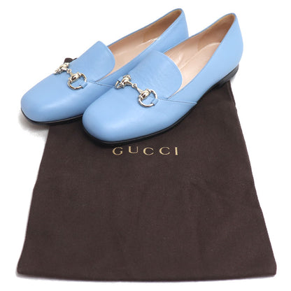GUCCI グッチ ホースビット パンプス ライトブルー 466702 
36 1/2 レディース【中古】【美品】