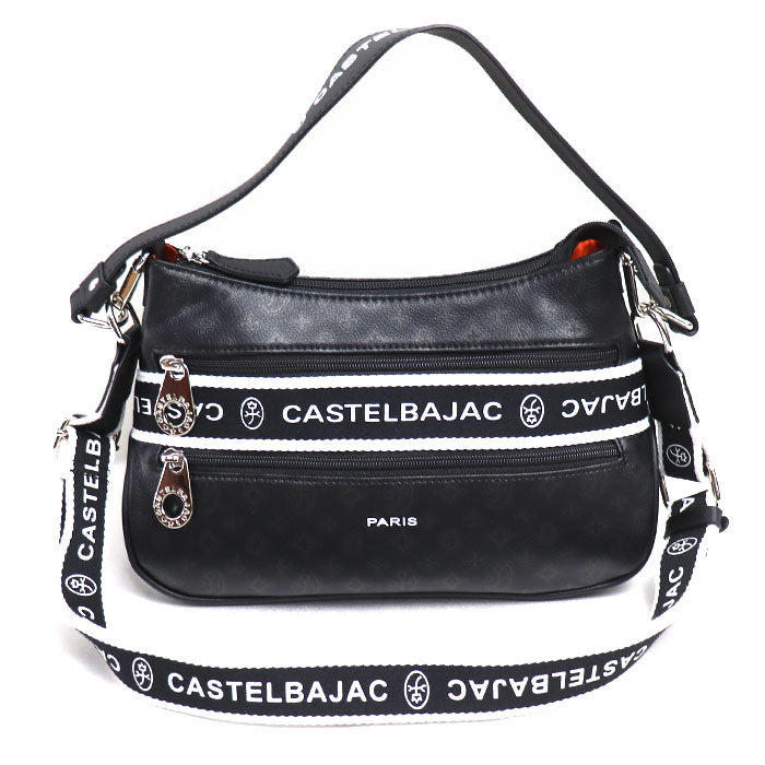 JC de CASTELBAJAC カステルバジャック ビアン ショルダー 2Wayショルダーバッグ ブラック 051111 メンズ【中古】【美品】