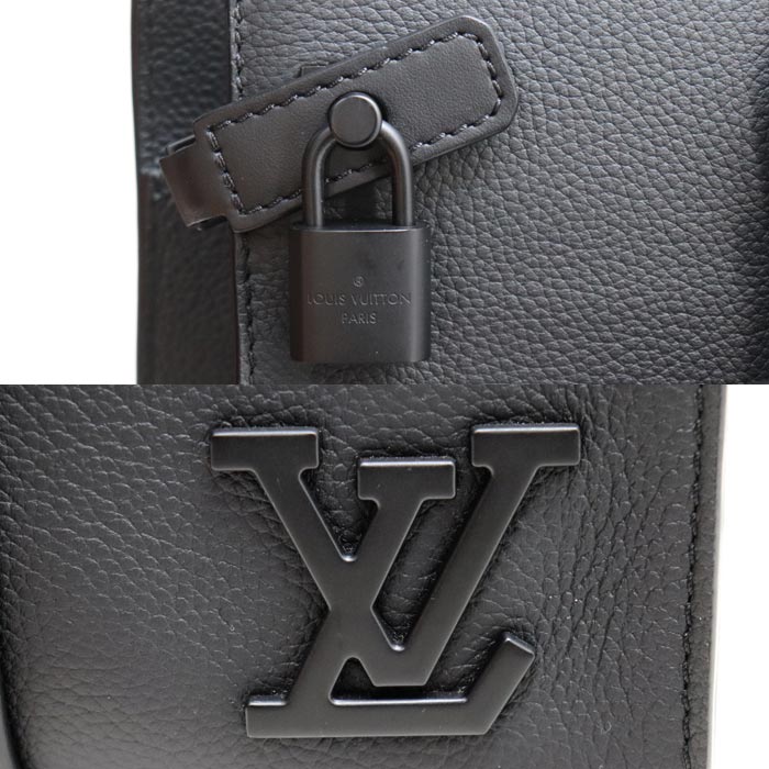 LOUIS VUITTON ルイ・ヴィトン テイクオフ トート トートバッグ アエログラム ブラック M57308 ICチップ メンズ【中古】【美品】