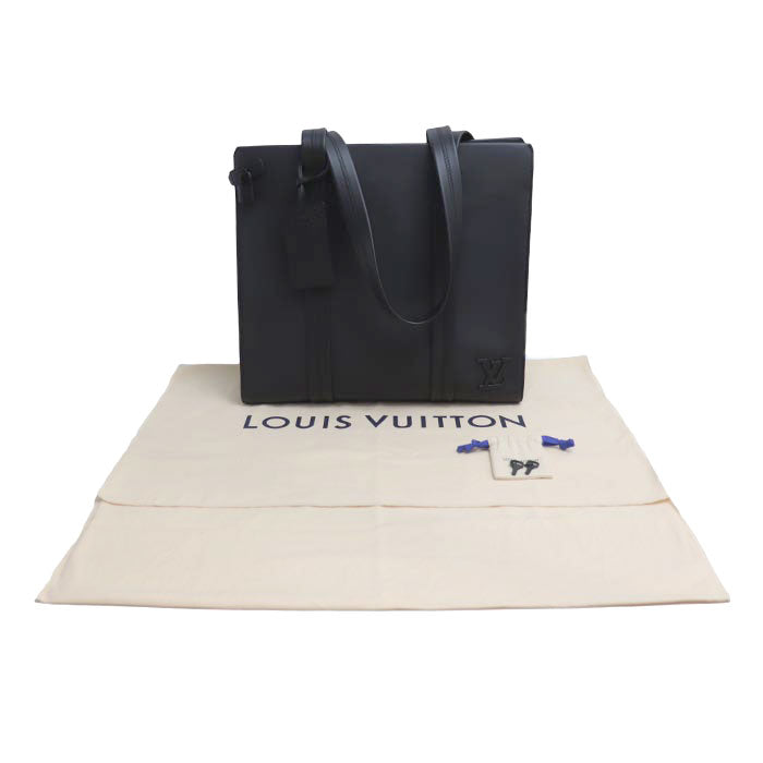 LOUIS VUITTON ルイ・ヴィトン テイクオフ トート トートバッグ アエログラム ブラック M57308 ICチップ メンズ【中古】【美品】