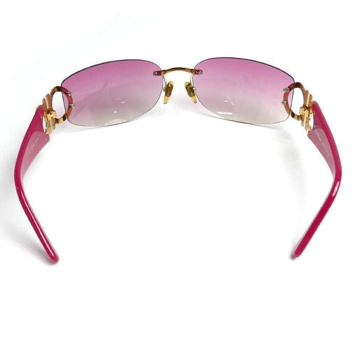 Salvatore Ferragamo サルヴァトーレフェラガモ サングラス ピンク レディース 1047 509/58 64□18 115【中古】