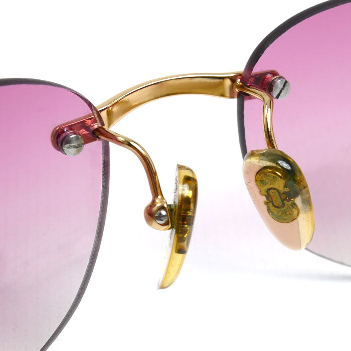 Salvatore Ferragamo サルヴァトーレフェラガモ サングラス ピンク レディース 1047 509/58 64□18 115【中古】