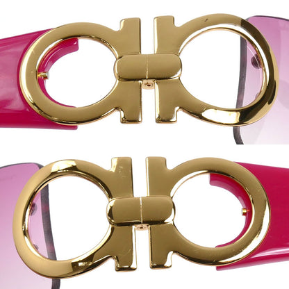 Salvatore Ferragamo サルヴァトーレフェラガモ サングラス ピンク レディース 1047 509/58 64□18 115【中古】