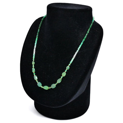 GSTV SV ネックレス エメラルド 9.1g 43cm レディース【中古】