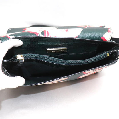 Tory Burch トリーバーチ フラワープリント ショルダーバッグ グリーン 31159544 レディース【中古】【美品】