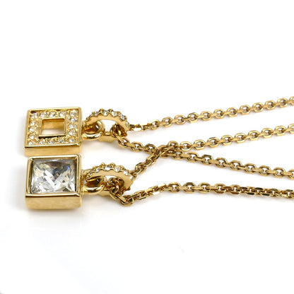 SWAROVSKI スワロフスキー GP ラインストーン 2連 ネックレス 835038 ～44cm レディース【中古】