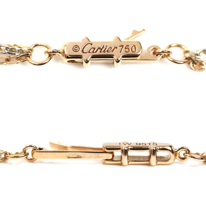CARTIER カルティエ K18YG/PG/WG トリニティ チェーン ネックレス B7058800 10.8g 55cm レディース【中古】【美品】