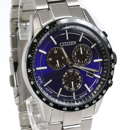 CITIZEN シチズン エコドライブ クロノグラフ 腕時計 ソーラー BL5496-96L/E820-S122635 メンズ【中古】【美品】