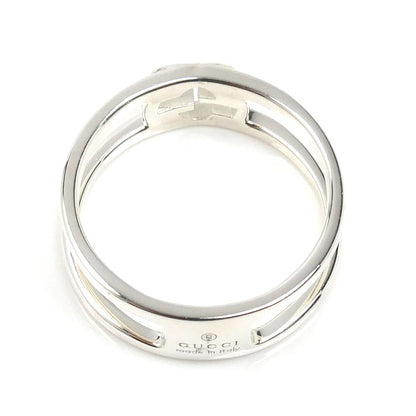 GUCCI グッチ シルバー925 インターロッキングG リング・指輪 ‎797029 J8400 8106 9.5号 2.5g レディース【中古】