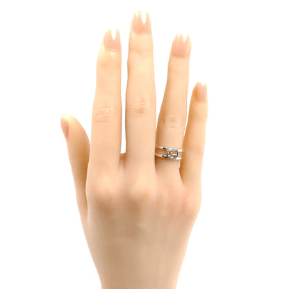 GUCCI グッチ シルバー925 インターロッキングG リング・指輪 ‎797029 J8400 8106 9.5号 2.5g レディース【中古】