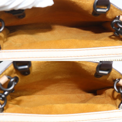 COACH コーチ ローグ 25 2Wayショルダーバッグ ベージュ 54536 レディース【中古】