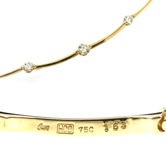 Queen クイーン K18YG イエローゴールド ネックレス ダイヤモンド1.63ct 13.6g 41cm レディース【中古】