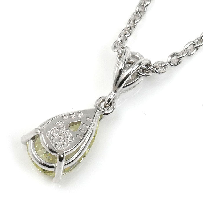 HCO 平和堂 Pt950プラチナ ネックレス ダイヤモンド1.178ct/0.28ct 6.2g 40cm レディース【中古】