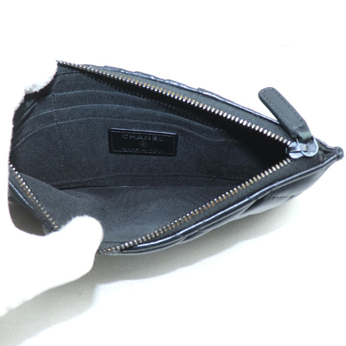 CHANEL シャネル カードケース フォン＆カードケース ブラック AP1652 レディース【中古】