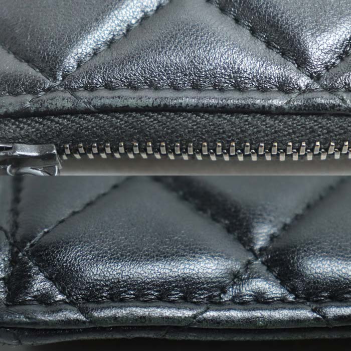 CHANEL シャネル カードケース フォン＆カードケース ブラック AP1652 レディース【中古】