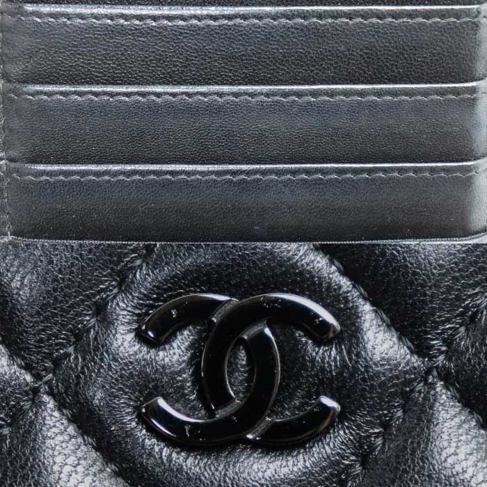 CHANEL シャネル カードケース フォン＆カードケース ブラック AP1652 レディース【中古】