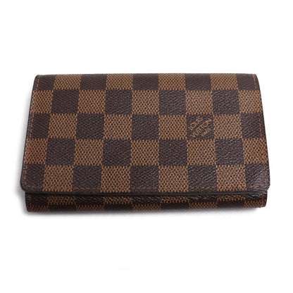 LOUIS VUITTON ルイ・ヴィトン ポルト モネ ビエ トレゾール 二つ折り財布 ダミエ N61730 CA0095 レディース【中古】