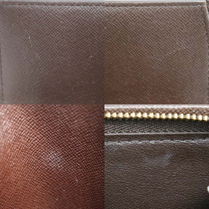 LOUIS VUITTON ルイ・ヴィトン ポルト モネ ビエ トレゾール 二つ折り財布 ダミエ N61730 CA0095 レディース【中古】